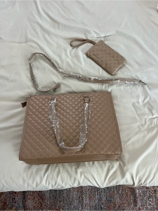 3-in-1 Tote Bag in Beige - Packuum Bags