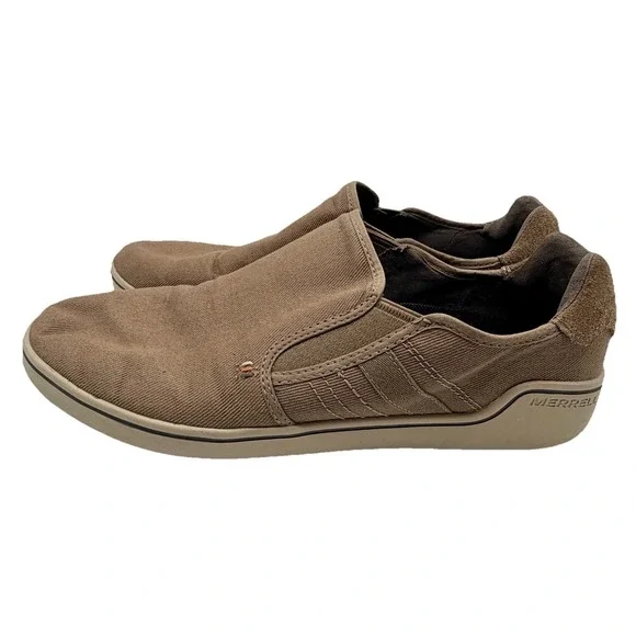 Merrell Shoes Men's Sz 11 Tan Jungle Moc‎ Casual Dark Earth