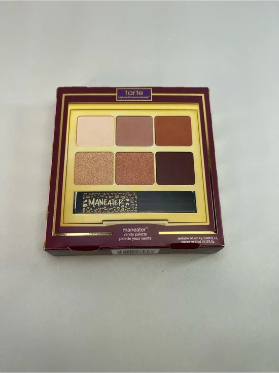tarte Maneater Eyeshadow Palette – Peach, Copper & Deep Burgundy Shades