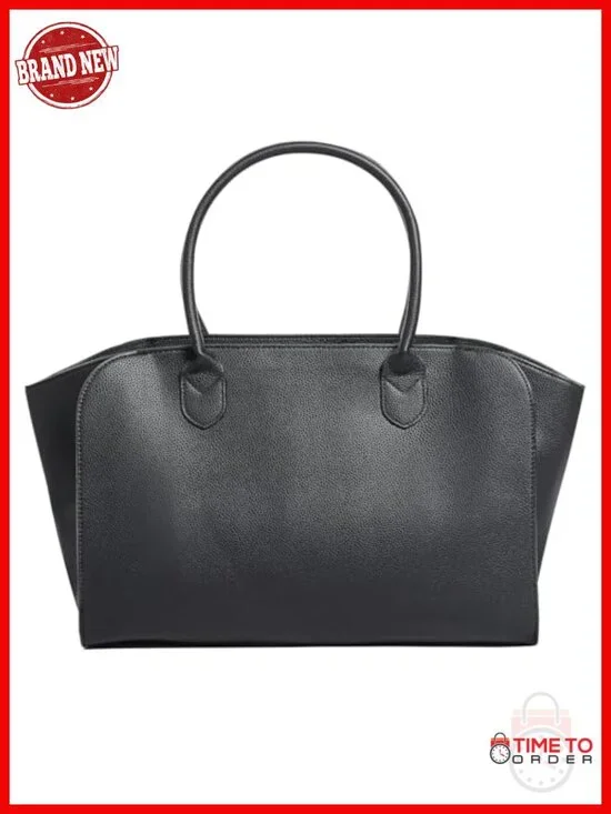 Leather Shoulder Satchel Large Tote Bag with Multiple Pockets
