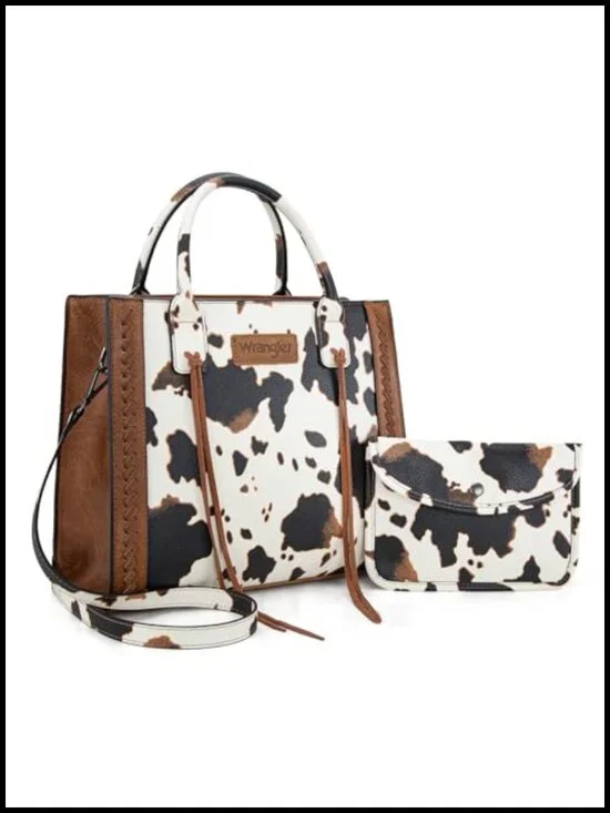 Vegan Leather Satchel Tote Bag with Detachable Strap