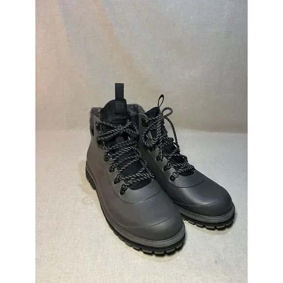 Barbour Men's Black Winter Lace-Up Boots
