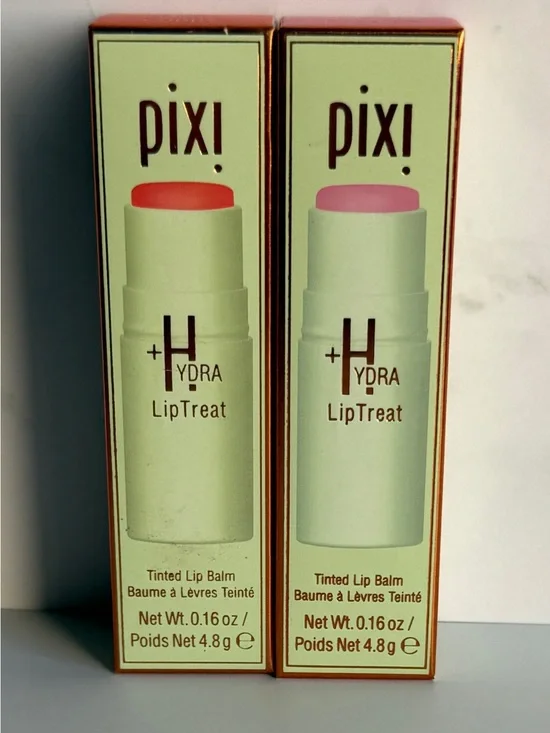 Pixi +Hydra LipTreat Tinted Lip Balm Bundle | 2 New in Box