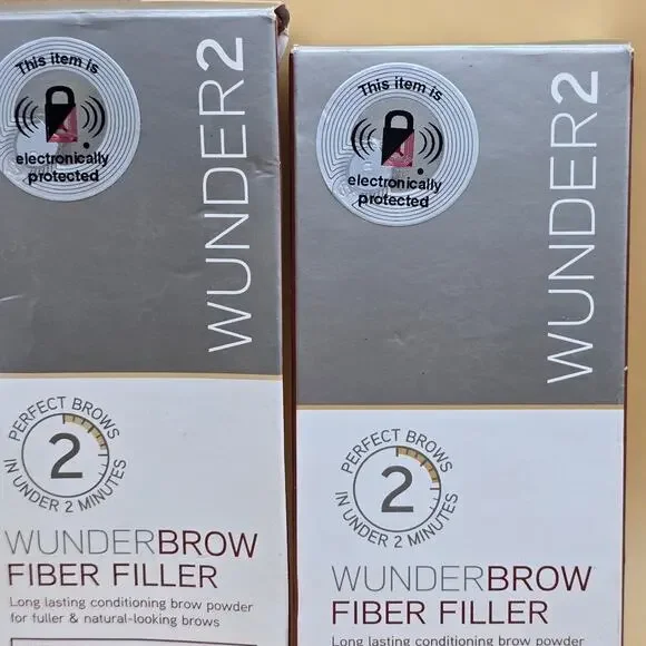 Wunder2 Wunder Brow Fiber Filler  Blonde  0.7 oz EACH Lot Of 2 New In Box