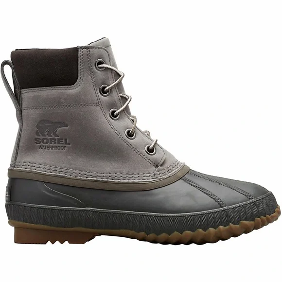 Sorel Gray and Brown Waterproof Lace-Up Men's Rain & Snow Boot