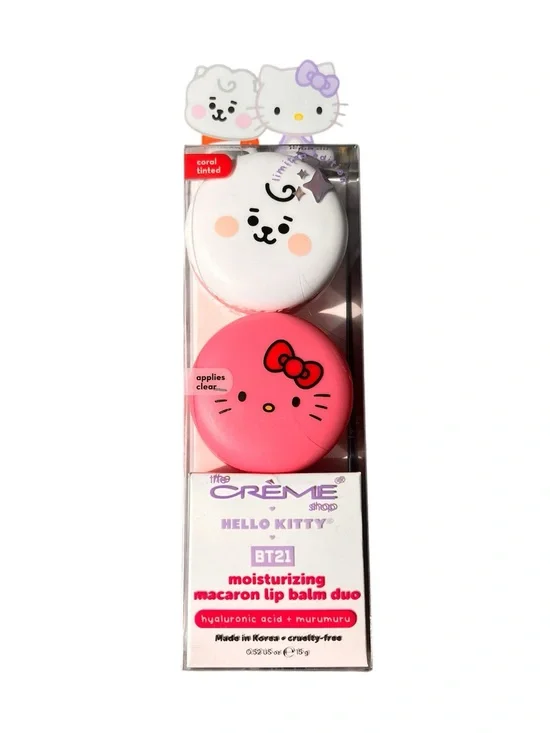 Hello Kitty x BT21 Moisturizing Macaron Lip Balm Duo