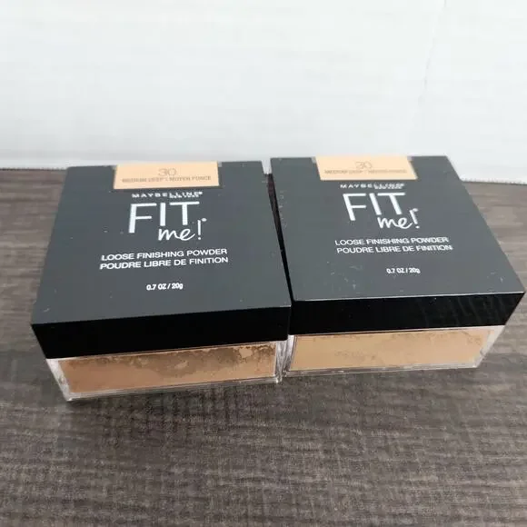 (2) Maybelline Fit Me! Loose Finishing Powder #30 MEDIUM DEEP