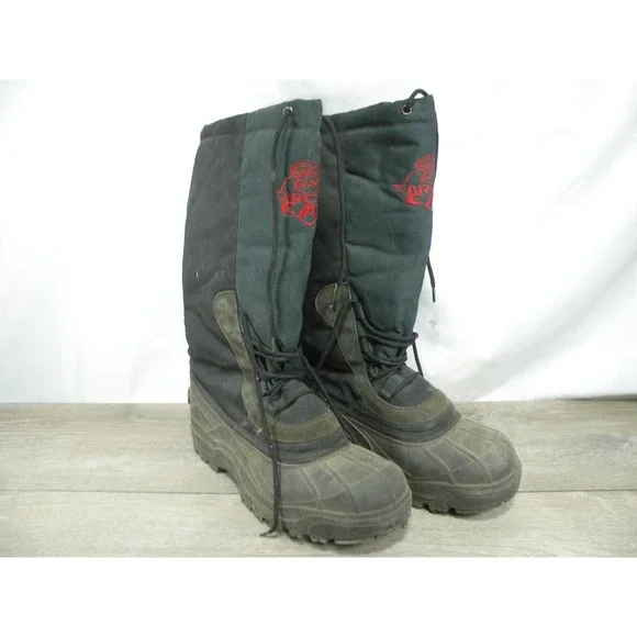 Arctic Cat Men's Winter Snow Boots Insulated Waterproof Lace Up Size 11 Black