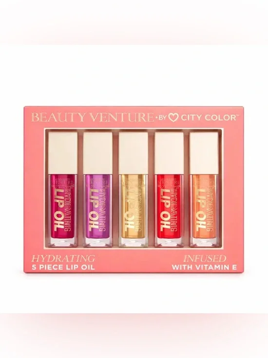 Hydrating 5 Piece Lip Oil Set