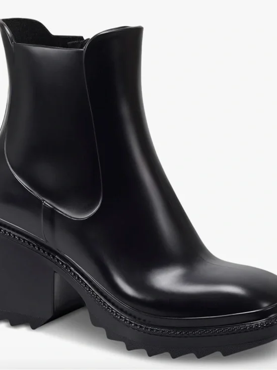 INC Womens Black Cushioned Eadin Round Toe Dress Boots Shoes 9M