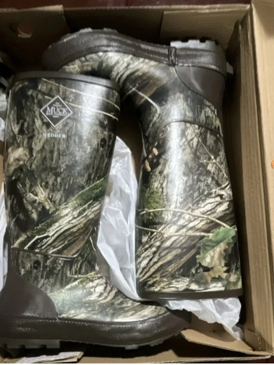 Mudd Mossy Oak Country Camo Pull-On Hunting Boots