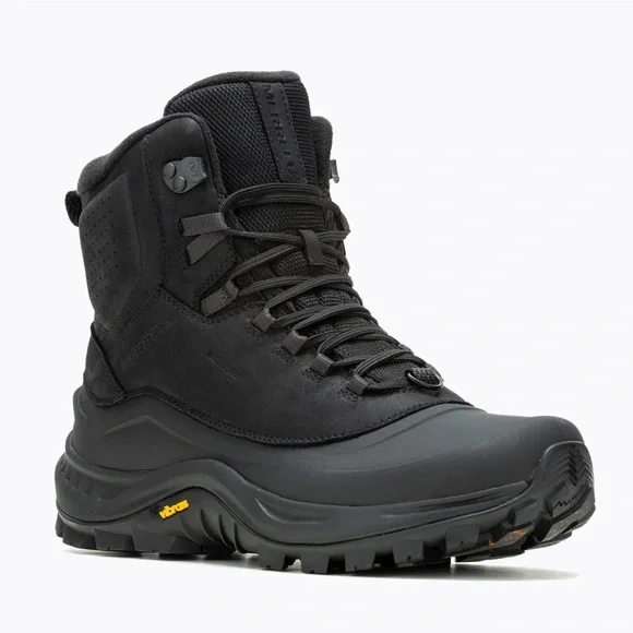 Merrell Men's Black Waterproof Rain & Snow Boots