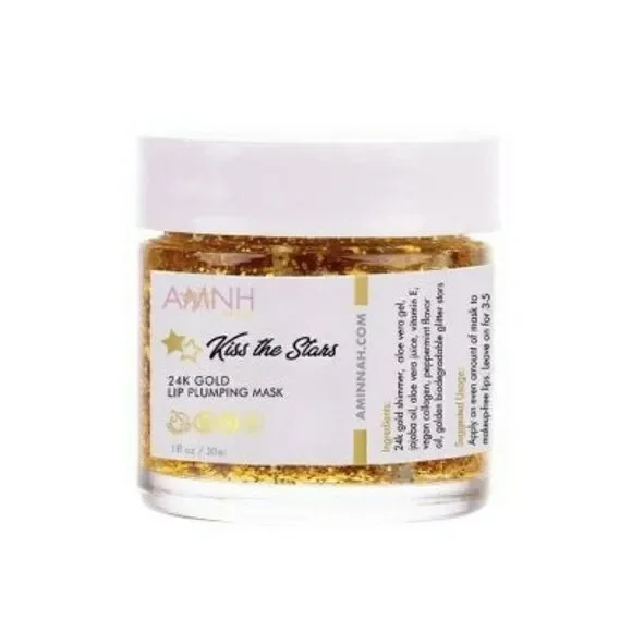 AMNH SKINCARE  Kiss The Stars 24K Gold Lip Plumping Mask