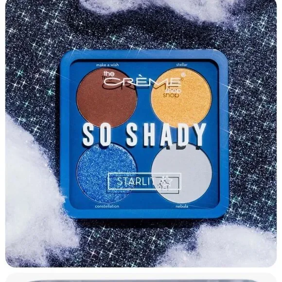 The Crème Shop So Shady Starlit Eyeshadow Palette New