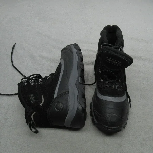 Khombu Men 8 Flume Snow Boots Black Waterproof Winter Hiking Performance Outdoor