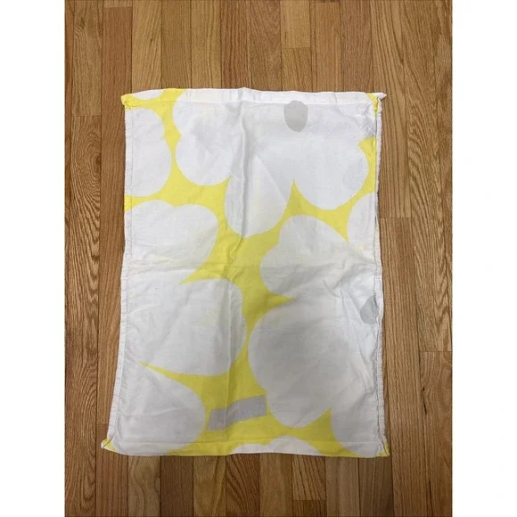 Marimekko Unikko Pattern Standard Pillowcase Set Of 2 -‎ Yellow And Gray