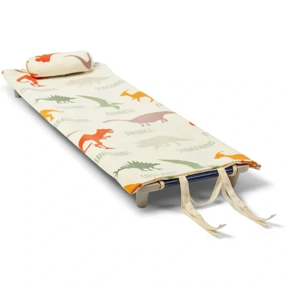 ROLLEE POLLEE Nap Sac Roll-Up Toddler Blanket with Attached Pillow Dino Dinosaur