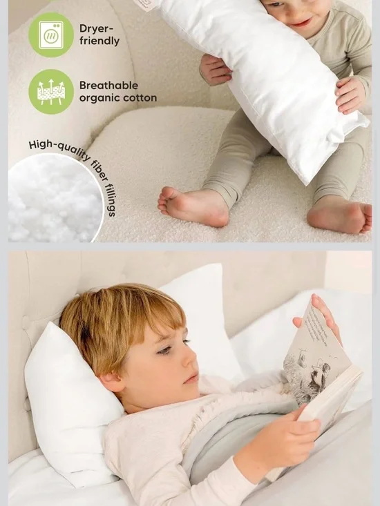 NWOT The Dream Buddy Pillow & Pillowcase- Great for travel, bed, kids & filler