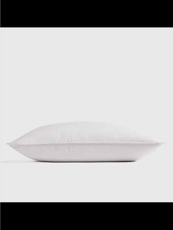 QUINCE White Standard Down Alternative Pillow Firm - NWOT