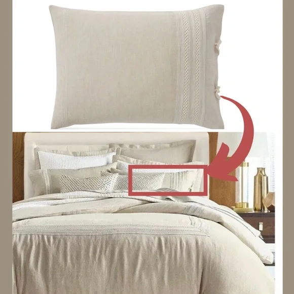 NEW $120 [ 1 King‎ ] Pillow Sham for Hotel Collection Linen Madison