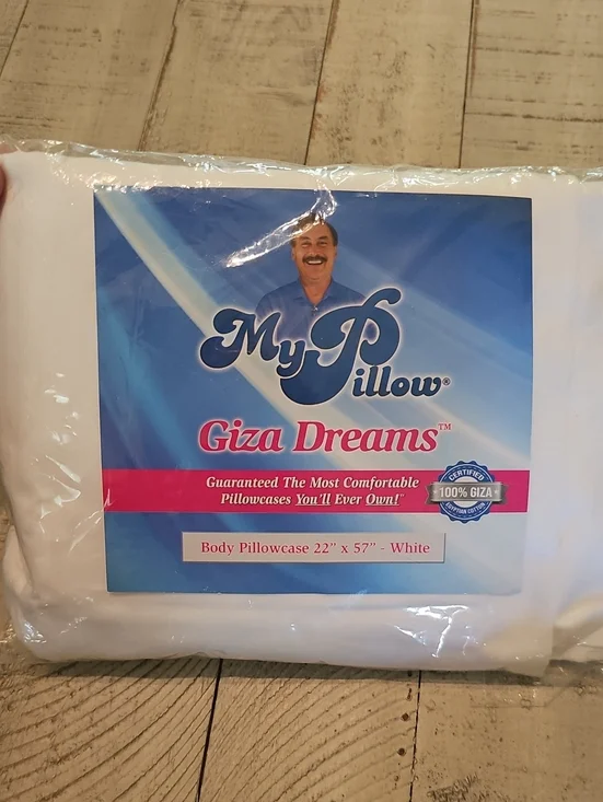 MyPillow Giza Dreams White Body Pillowcase