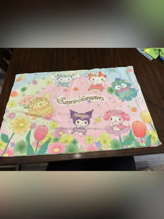 Sanrio hello kitty and friends fairy Floral cooling Pillowcase with zipper