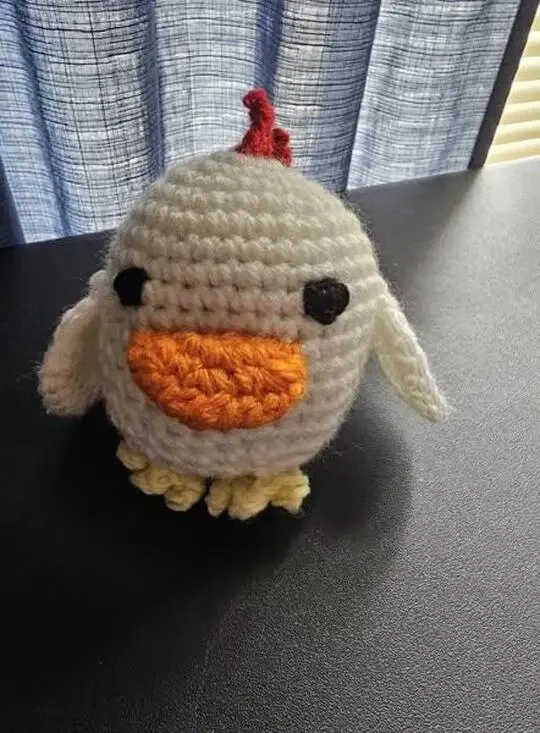 Chicken Stuffy Shelf Sitter