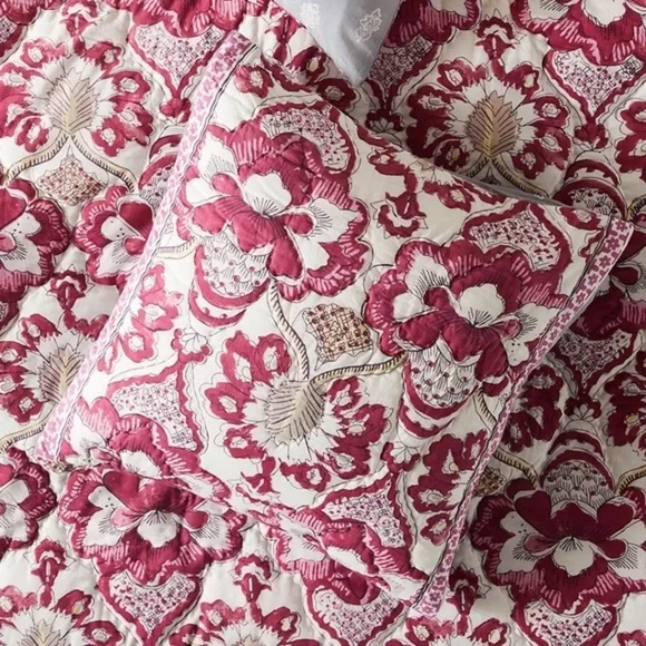 NWT Anthropologie Zadie Euro Sham