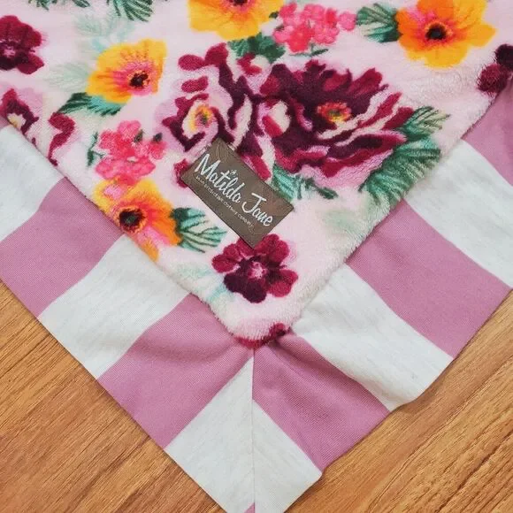 NEW Matilda Jane Standard Pillow Sham  Fleece Soft Floral Once Upon‎ A TIme