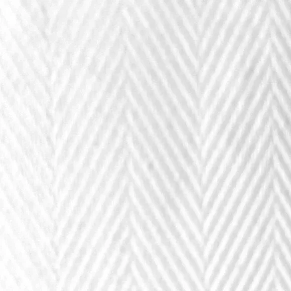 new WHITE HERRINGBONE Wamsutta 625 TC 100% Pimacott Cotton STANDARD Pillowcases