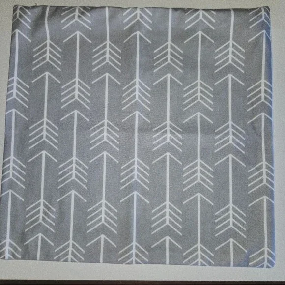 Gray and White Pattern Pillowcases, Set Of 4, 4 Patterns, 18