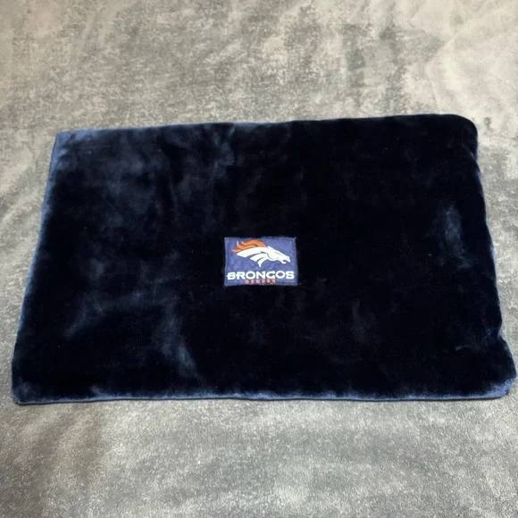 DENVER BRONCOS NAVY BLUE STANDARD  PILLOW SHAM‎ ONE