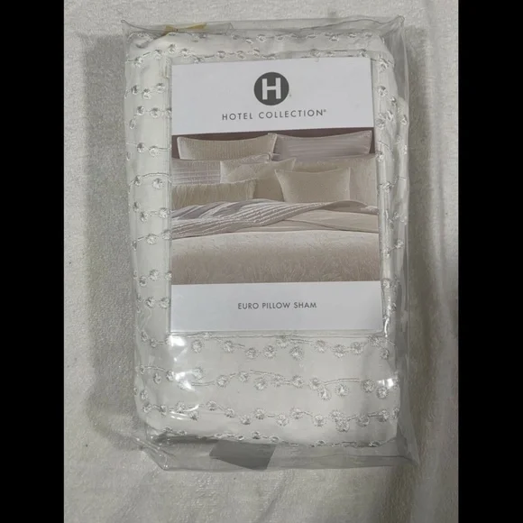 NIB $135 Hotel Collection Artisan European Sham Euro‎