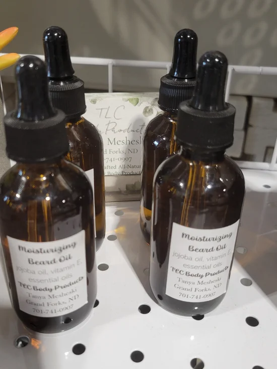TLC Body Products Handcrafted Moisturizing Beard Oil- Lavender Cedarwood