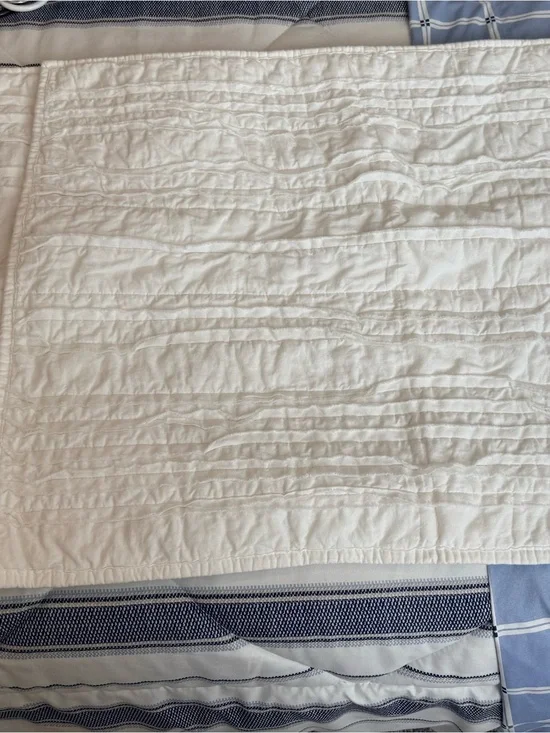 White Quilted Standard Size Pillow Shams
