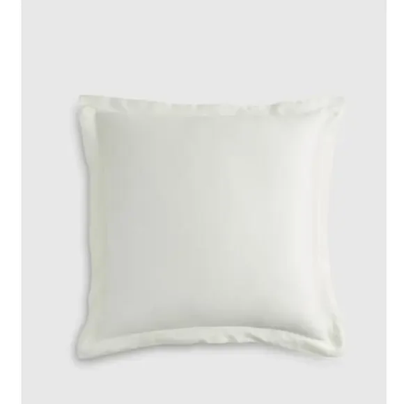 Quince 700 TC Giza Cotton Luxury Sateen Euro Sham 26x26 White  NWOT