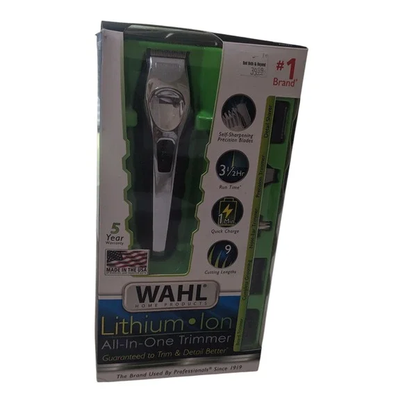 Wahl Lithium Ion All-In-One Trimmer Detail Shaver‎ Precision Blades 9 Lengths