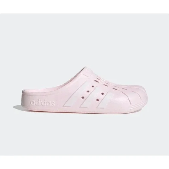 adidas Unisex Adilette Clog Slide Sandal Almost Pink | Cloud White Men‎ 11 NWB