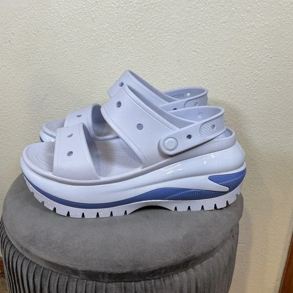 Crocs Classic Mega‎ Crush Sandal Dreamscape EUC W9 M7