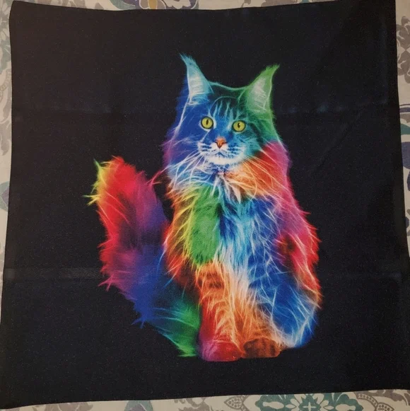 Brand new neon printed pillowcase...
