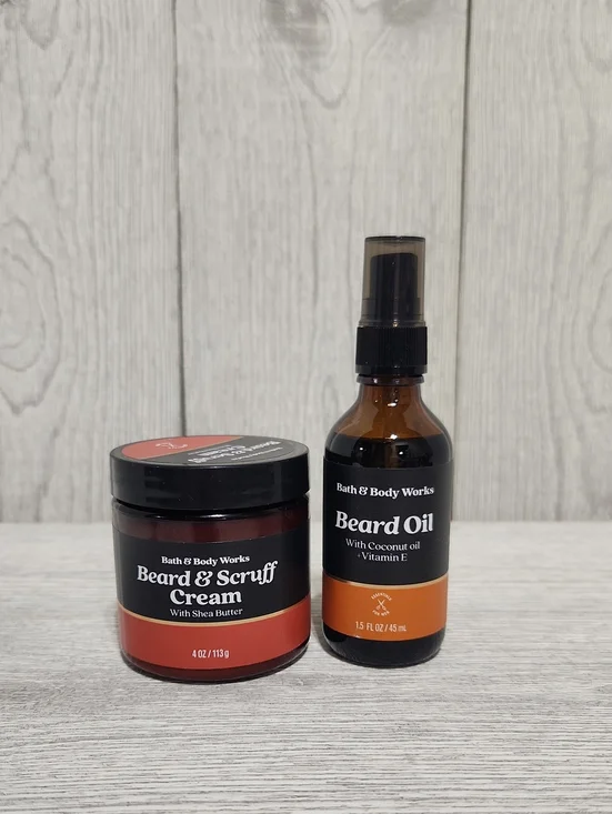 Bath & Body Works Beard Oil & Beard & Scruff Cream