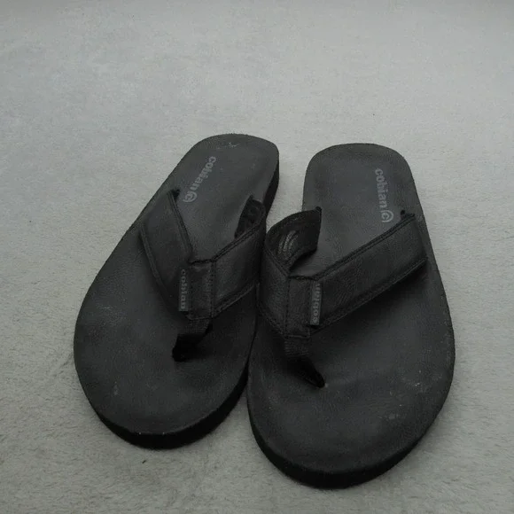 Cobian Mens 13 Sandals Black Thong Flip Flops Comfort‎ Lightweight Casual Beach