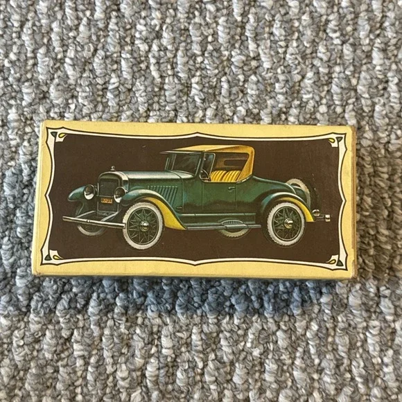 Avon Sterling Six II Green Car Tai Winds After Shave 7oz Vtg‎ Bottle Box NIB