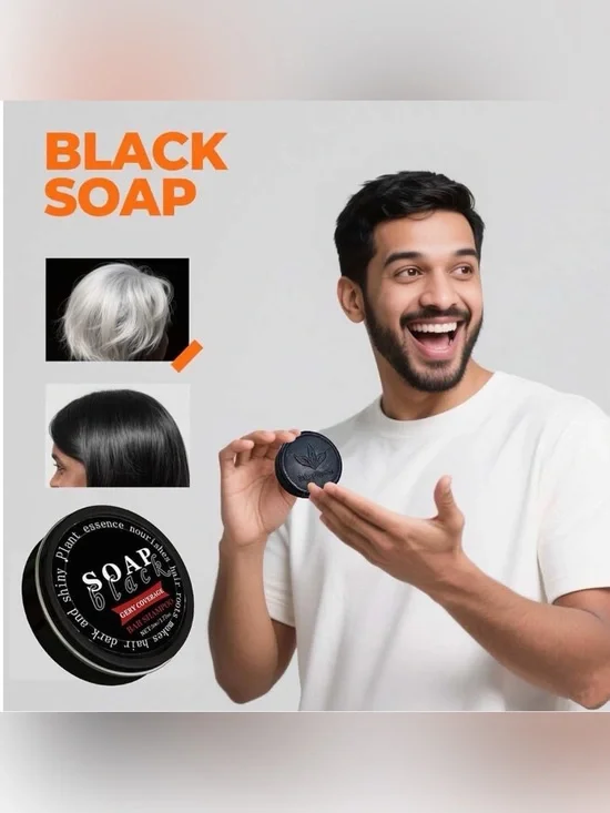Sunnydeer Gray Hair Reverse Shampoo Bar, Soap Cover Bar Soap for Gray Hair,