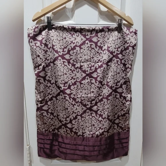 Standard Mauve Burgundy Pillowcases (2) Boho