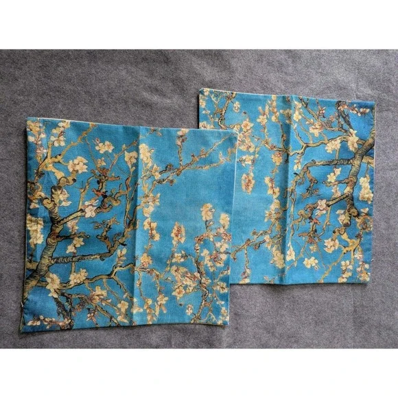 The Van Gogh's Almond Blossoms  Pillow Sham  Home Decor 17.5x17.5 New