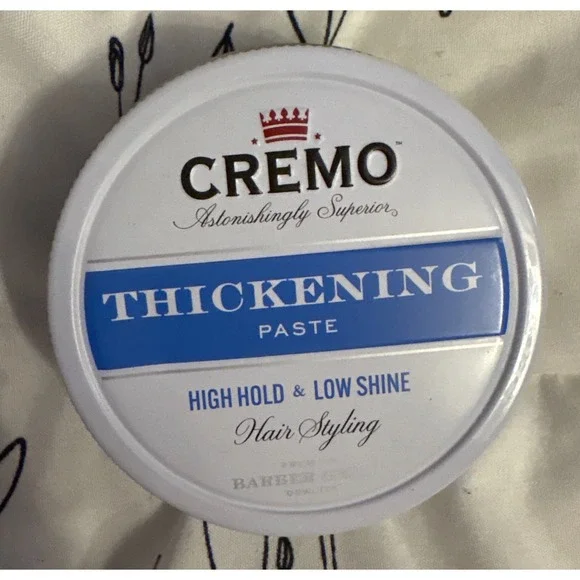 NEW Cremo High Hold Low Shine Hair Styling Thickening‎ Paste