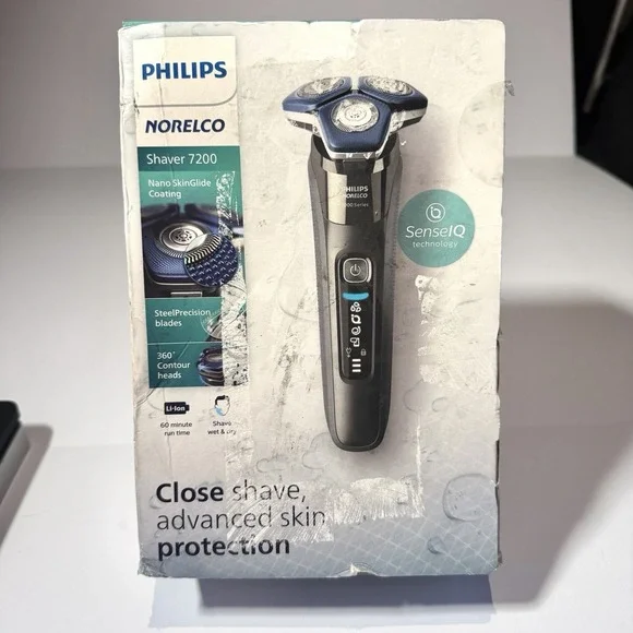 Philips Norelco 7200 Rechargeable Wet & Dry Electric Shaver S7887/82 w SenseiIQ