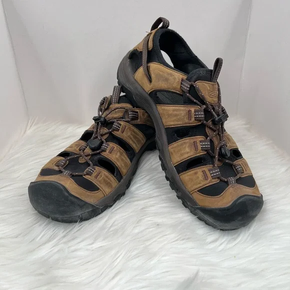 Keen Waterproof Sandals Hiking Water Shoes Brown Mens Size 11.5