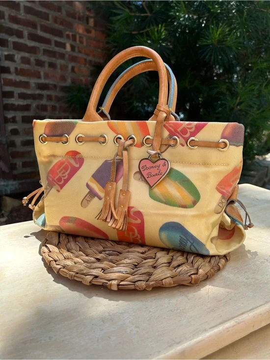 OFFICIAL Dooney & Bourke Yellow Multicolor Tote